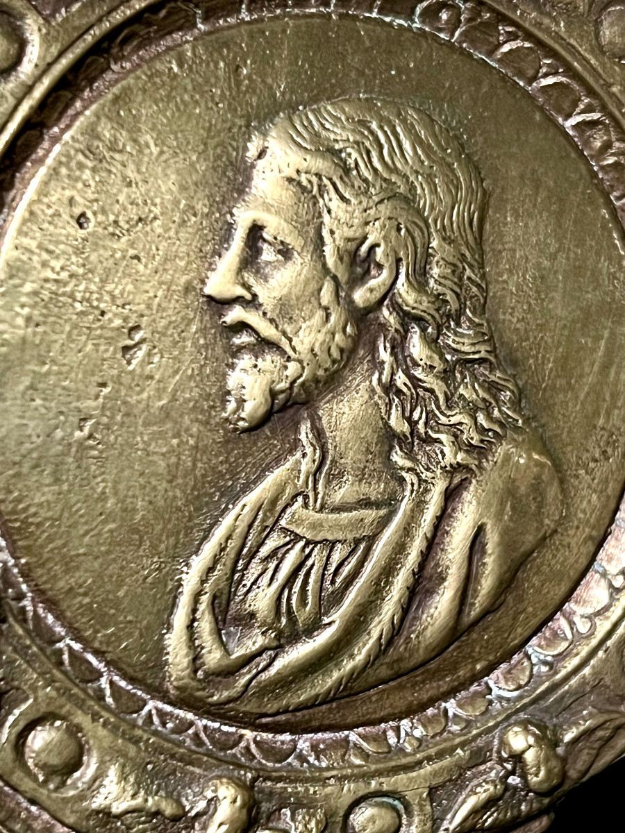 Bronze Kiss Of Peace – Burgos, Circa 1570 – Model By Bernardino De Napoles-photo-2