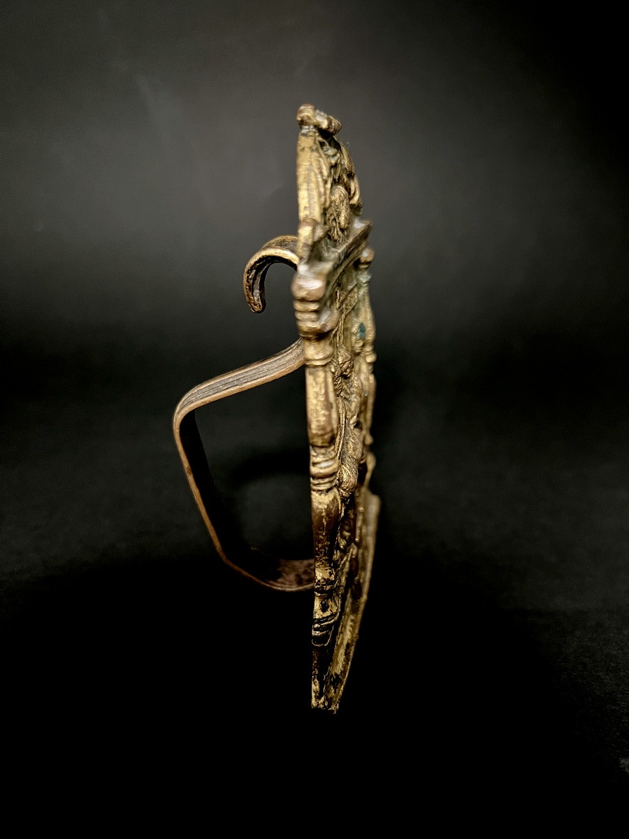 Gilt Bronze Kiss Of Peace – Castile (spain) – Circa 1525-1550-photo-2