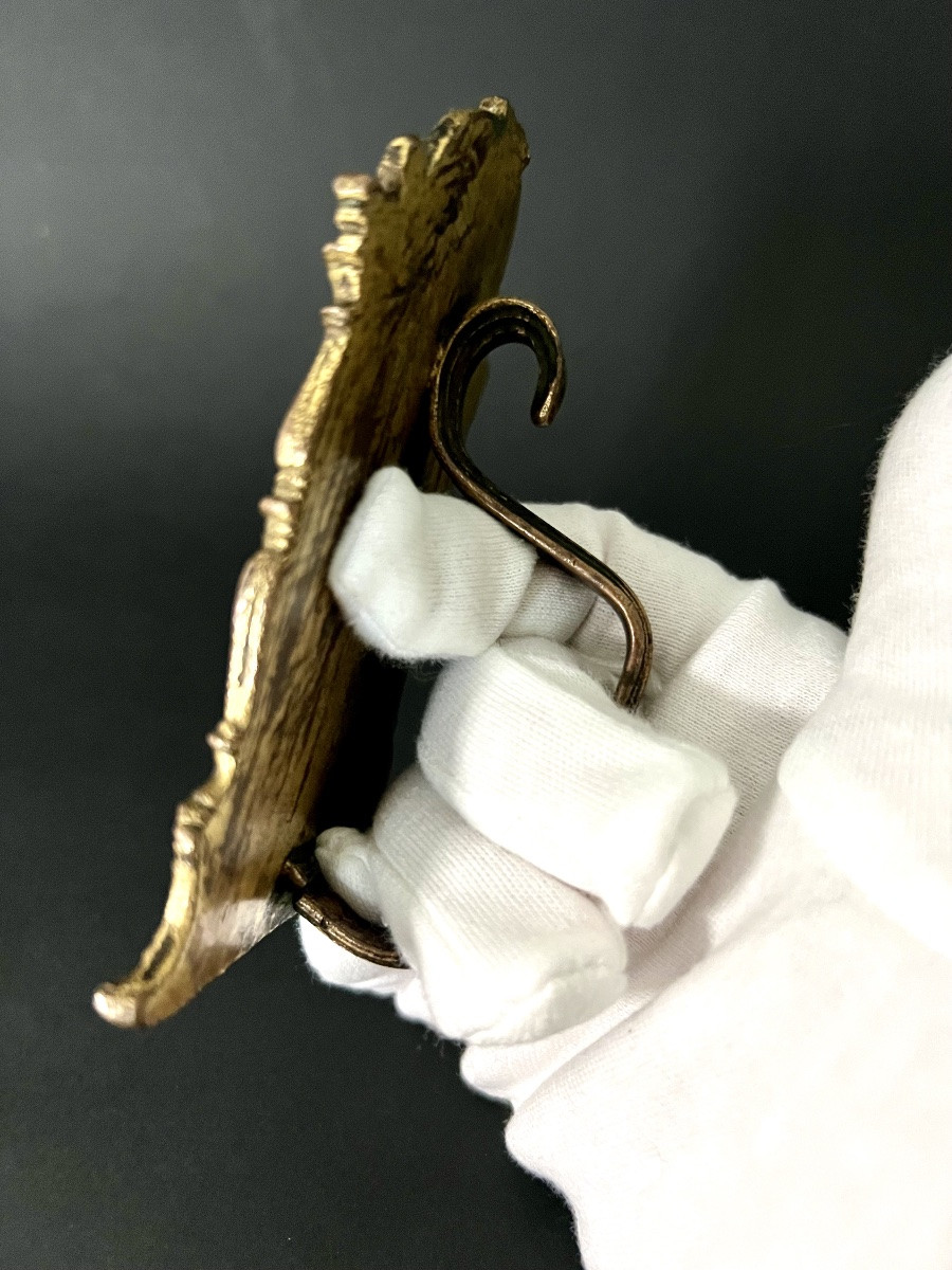 Gilt Bronze Kiss Of Peace – Castile (spain) – Circa 1525-1550-photo-3