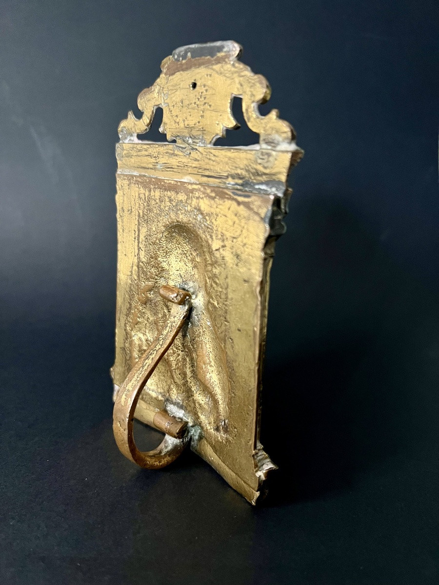 Baiser de paix en bronze doré – Castille, vers 1567-1580 – Salvator Mundi-photo-2