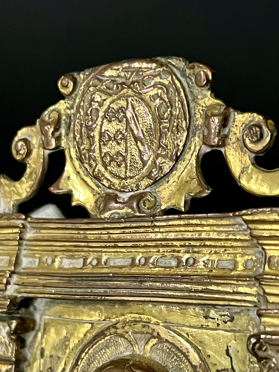 Baiser de paix en bronze doré – Castille, vers 1567-1580 – Salvator Mundi-photo-6