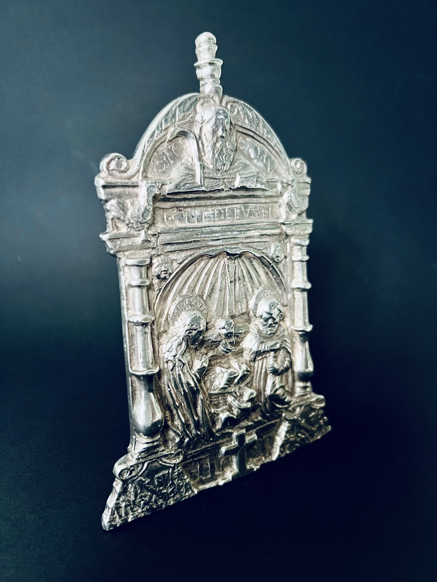 Baiser de Paix castillan en argent – Saint Domingo de la Calzada – vers 1525-1540-photo-1