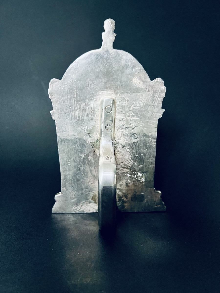 Baiser de Paix castillan en argent – Saint Domingo de la Calzada – vers 1525-1540-photo-2