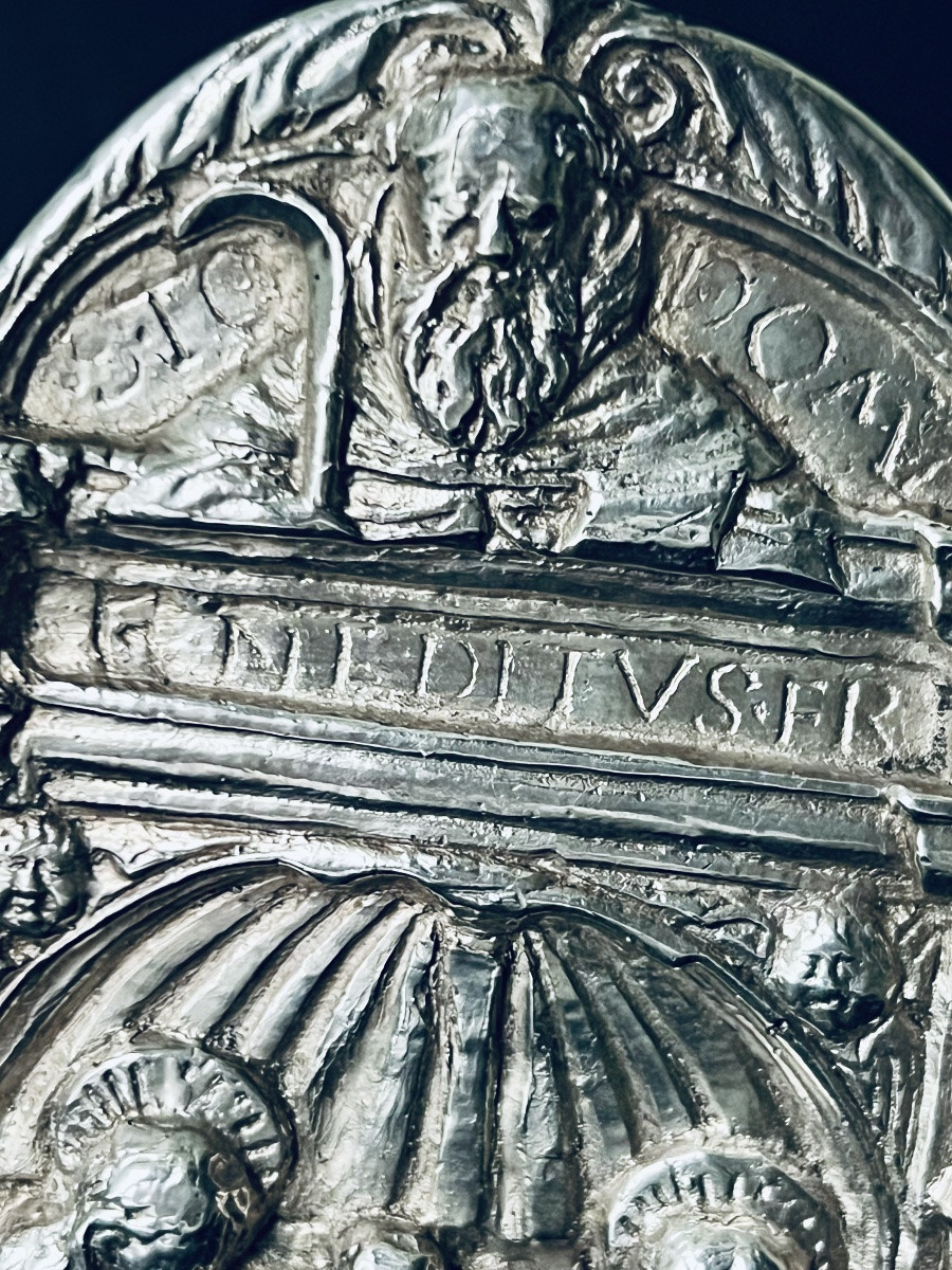 Baiser de Paix castillan en argent – Saint Domingo de la Calzada – vers 1525-1540-photo-4