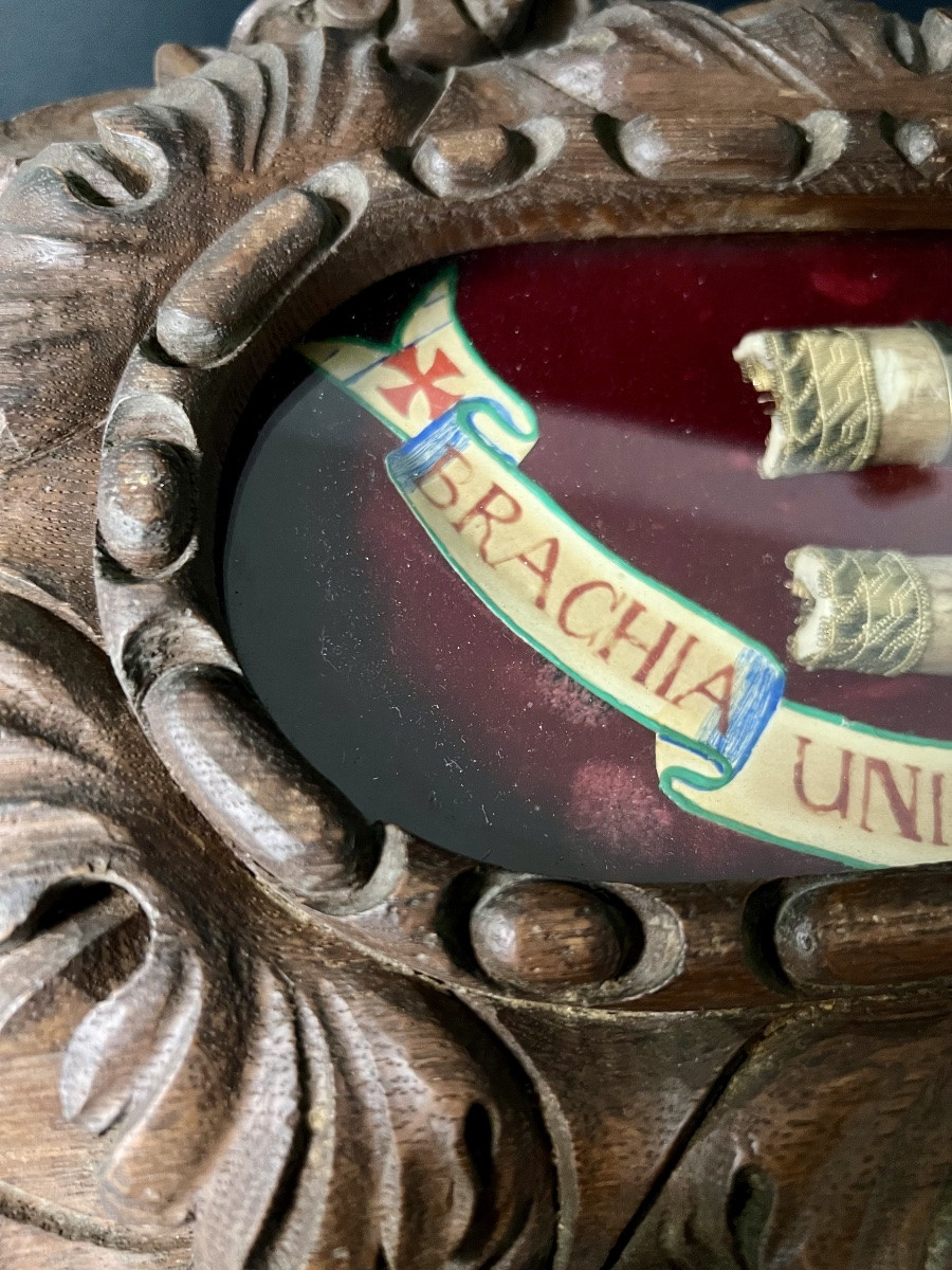 Large Wall Reliquary Containing The Relics Of Saint Ursula And Her Companions — 18th Century — Germany-photo-1