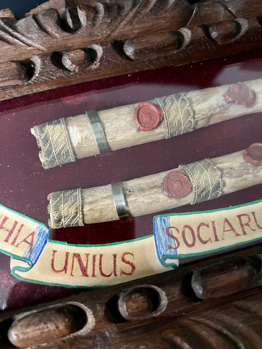 Large Wall Reliquary Containing The Relics Of Saint Ursula And Her Companions — 18th Century — Germany-photo-4