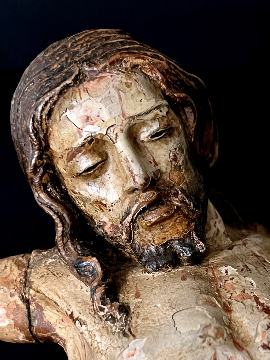 Polychrome Wooden Corpus Christi — 16th Century — Flanders-photo-2