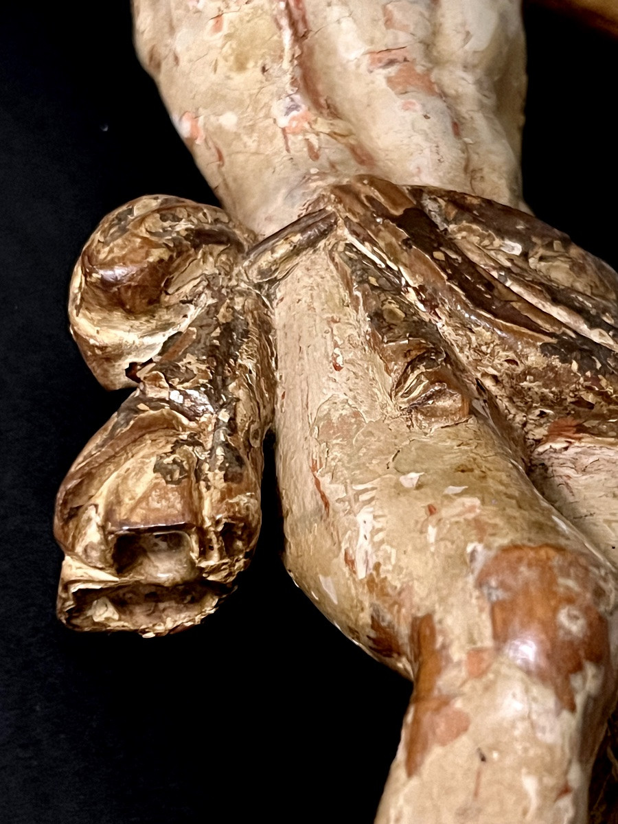 Polychrome Wooden Corpus Christi — 16th Century — Flanders-photo-3