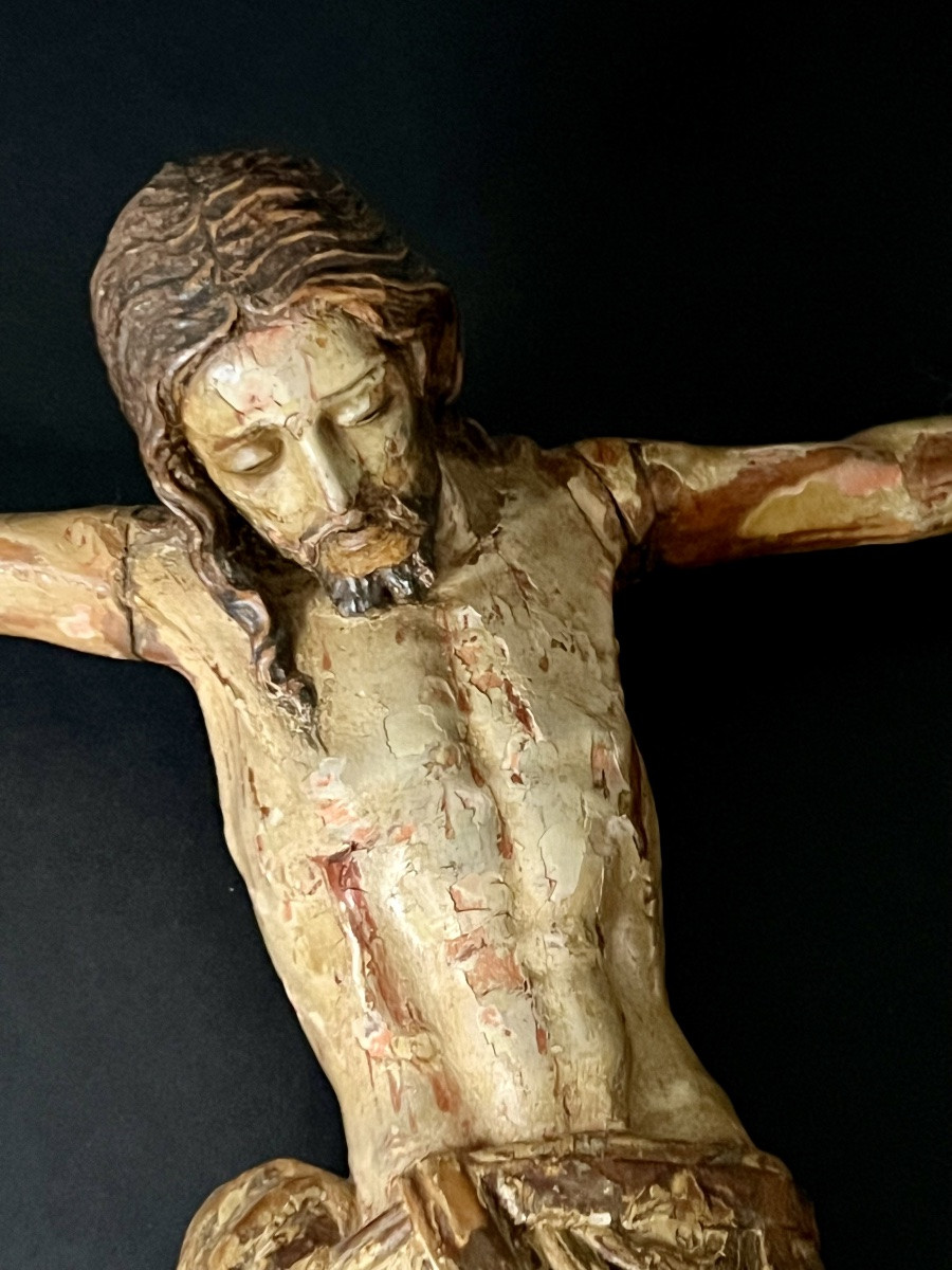 Polychrome Wooden Corpus Christi — 16th Century — Flanders-photo-1