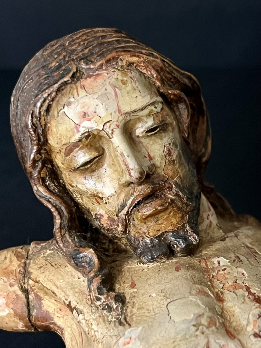 Polychrome Wooden Corpus Christi — 16th Century — Flanders-photo-4
