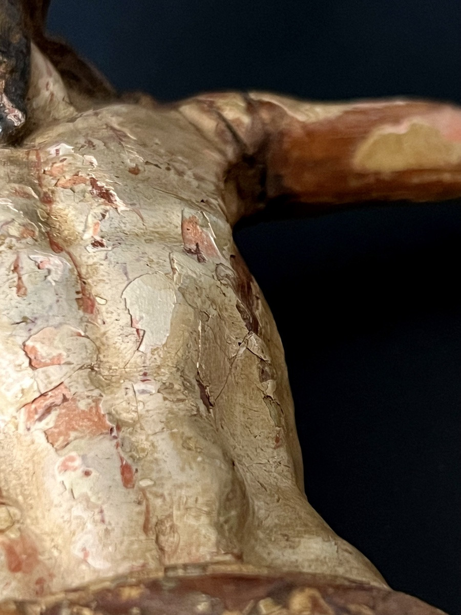 Polychrome Wooden Corpus Christi — 16th Century — Flanders-photo-5