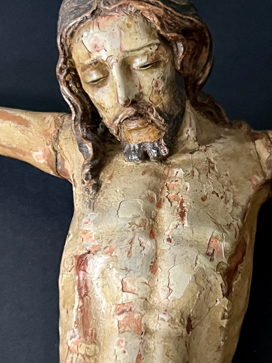 Polychrome Wooden Corpus Christi — 16th Century — Flanders-photo-7