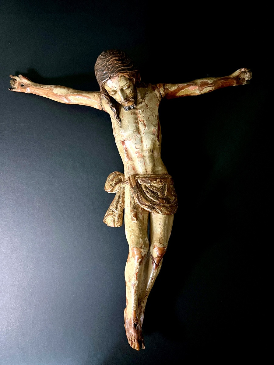 Polychrome Wooden Corpus Christi — 16th Century — Flanders
