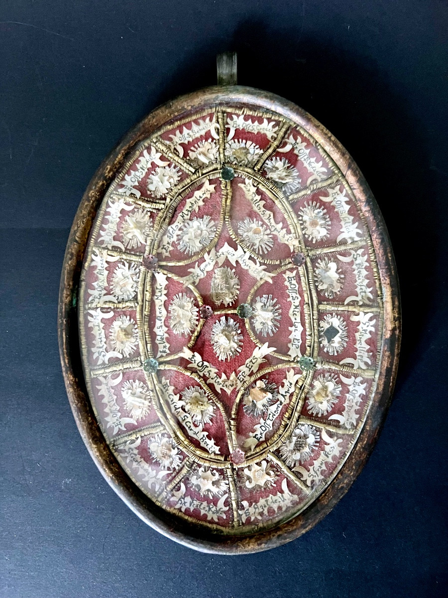 Grand reliquaire à 24 reliques – XVIIIe siècle - Italie