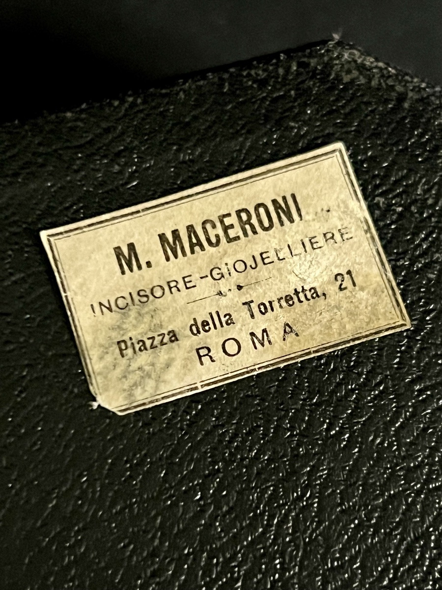 VATICAN – Collier de Camérier Secret de Sa Sainteté le pape Pie X (1903-1914) Argent et vermeil-photo-8