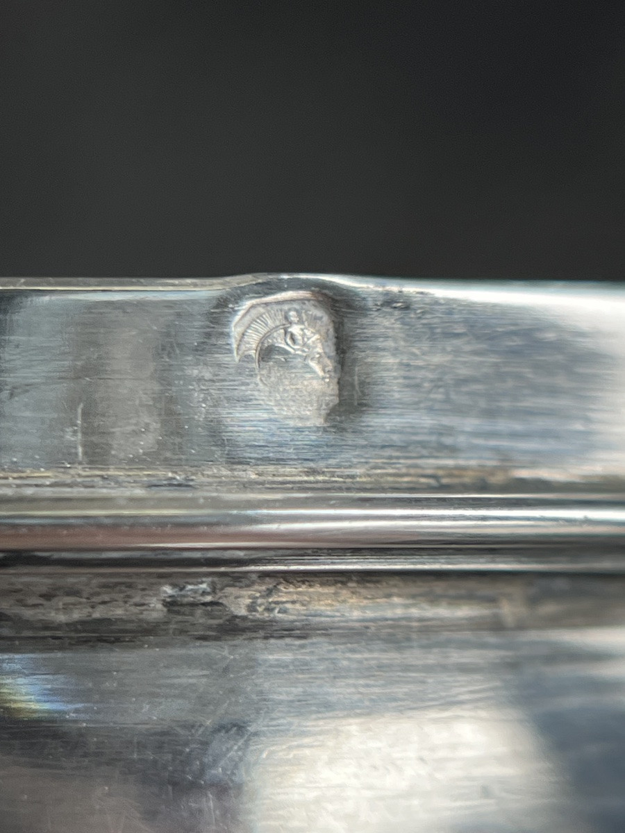 Solid Silver Traveling Ciborium – Maison Favier – 19th Century-photo-7