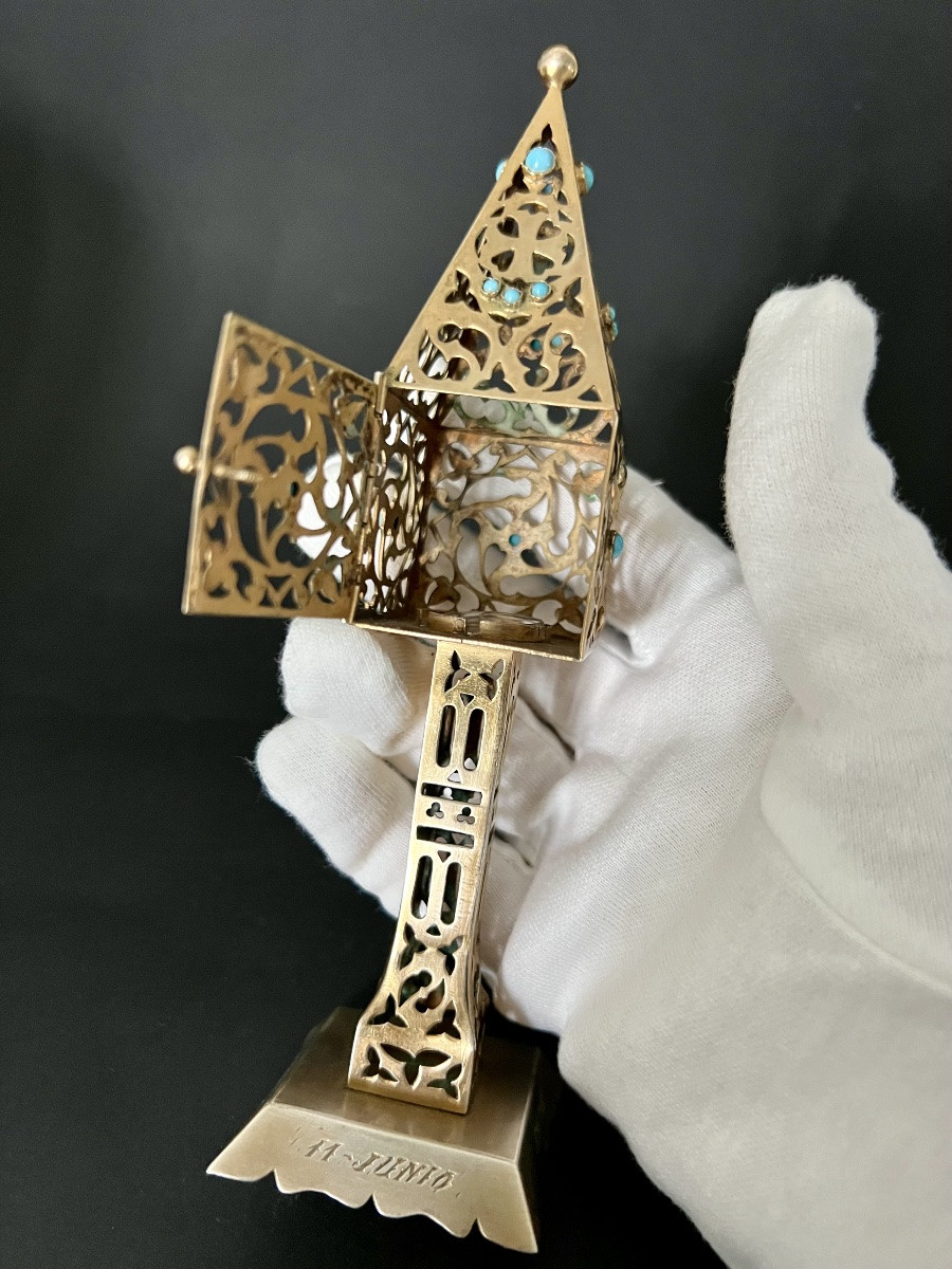 Portable Neo-gothic Commemorative Reliquary – Buenos Aires -photo-3