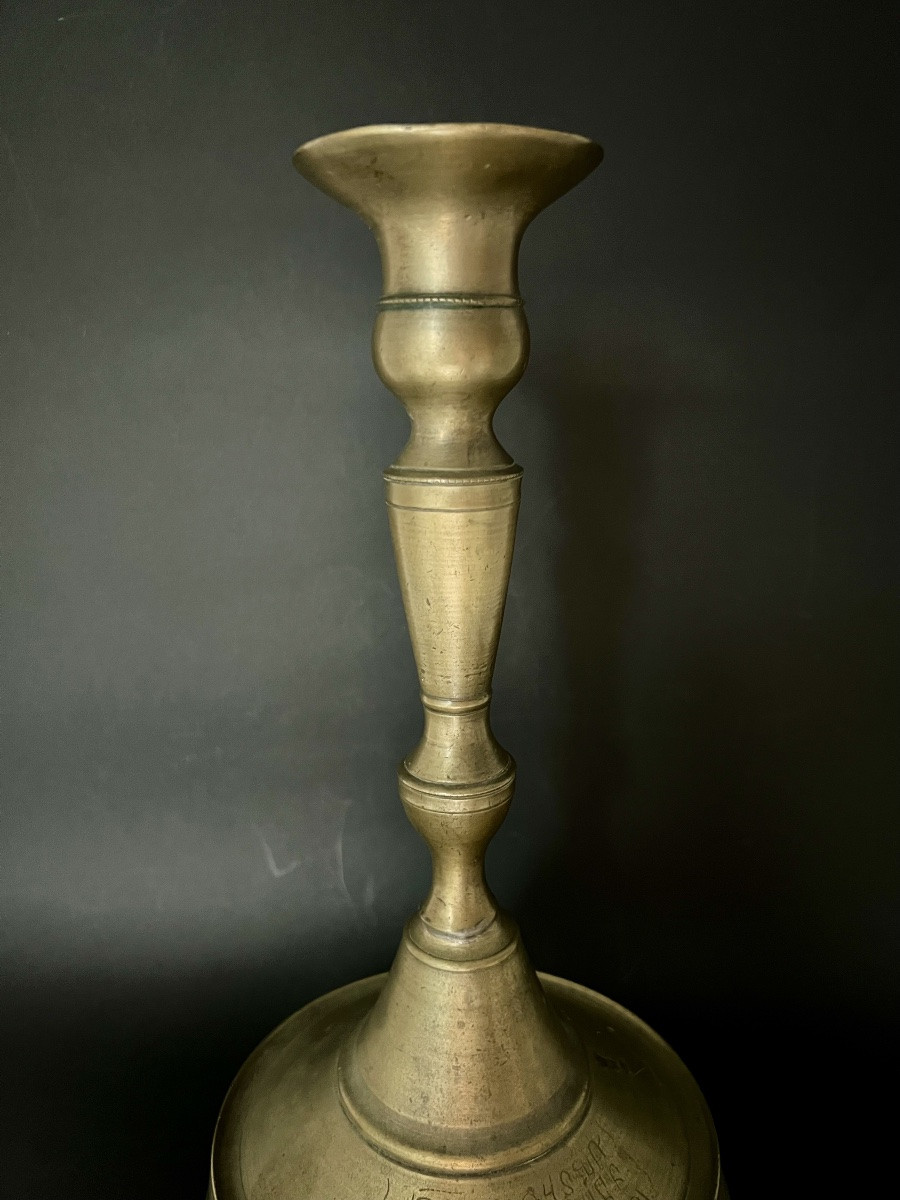 Chandelier arménien en cuivre gravé – Empire ottoman, vers 1801-photo-5