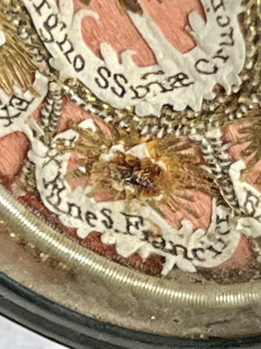 Reliquary With Paper Strips - Relic Of The True Cross And Relics Of Saints - 18th Century - Italy-photo-3