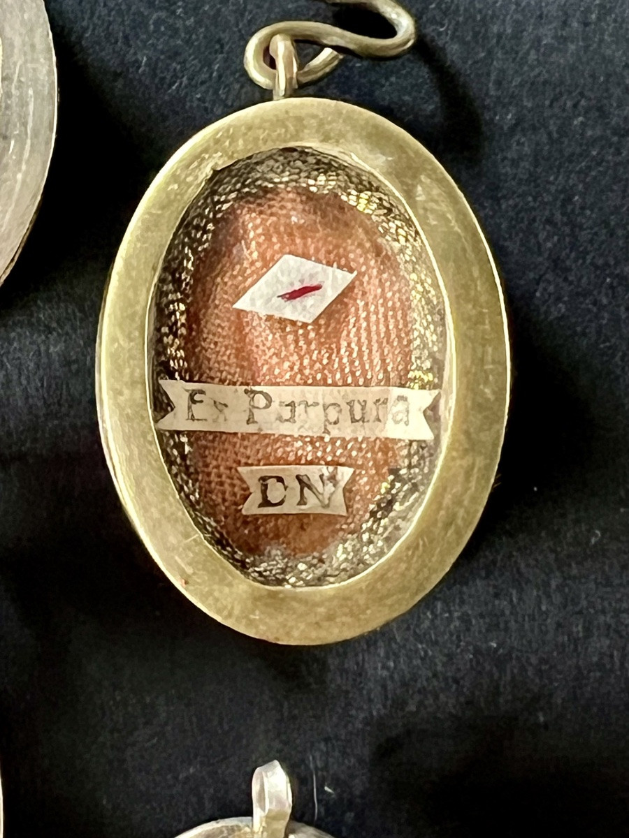 Ensemble de six reliquaires avec des reliques de la Passion du Christ – XIXe siècle - Italie-photo-5