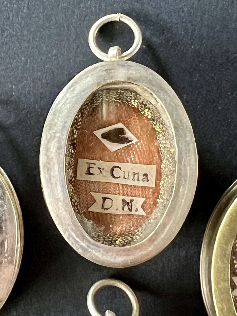 Ensemble de six reliquaires avec des reliques de la Passion du Christ – XIXe siècle - Italie-photo-6