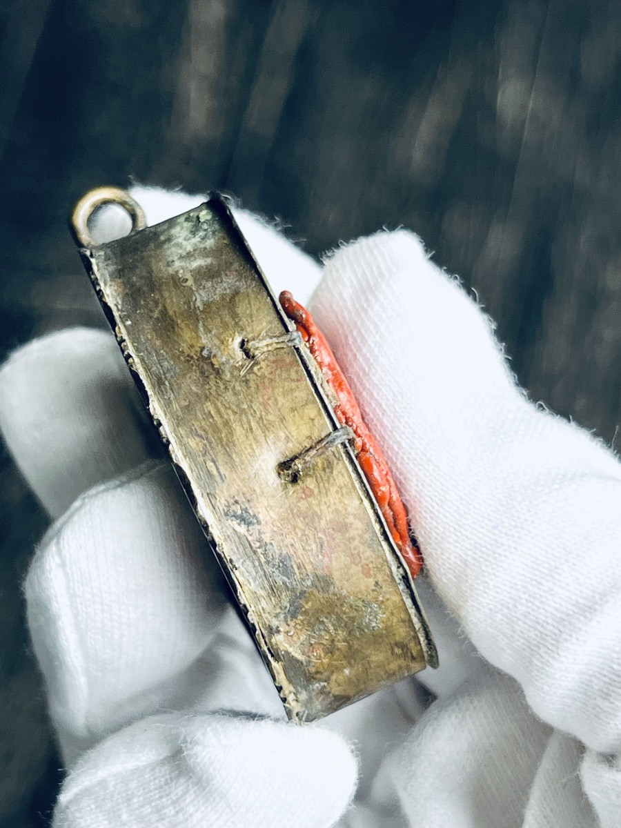 Devotional Reliquary - Relic Of The True Cross - 18th Century-photo-3