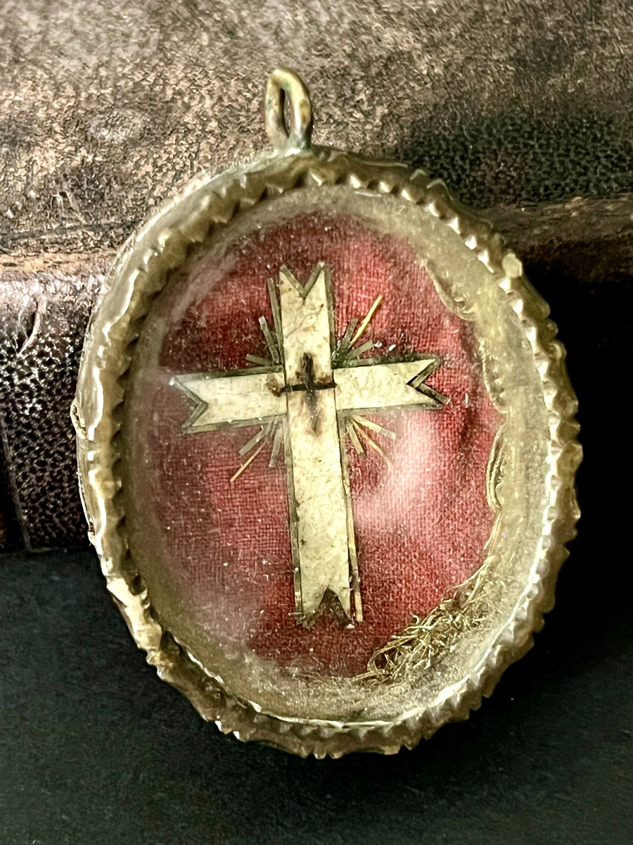 Devotional Reliquary - Relic Of The True Cross - 18th Century