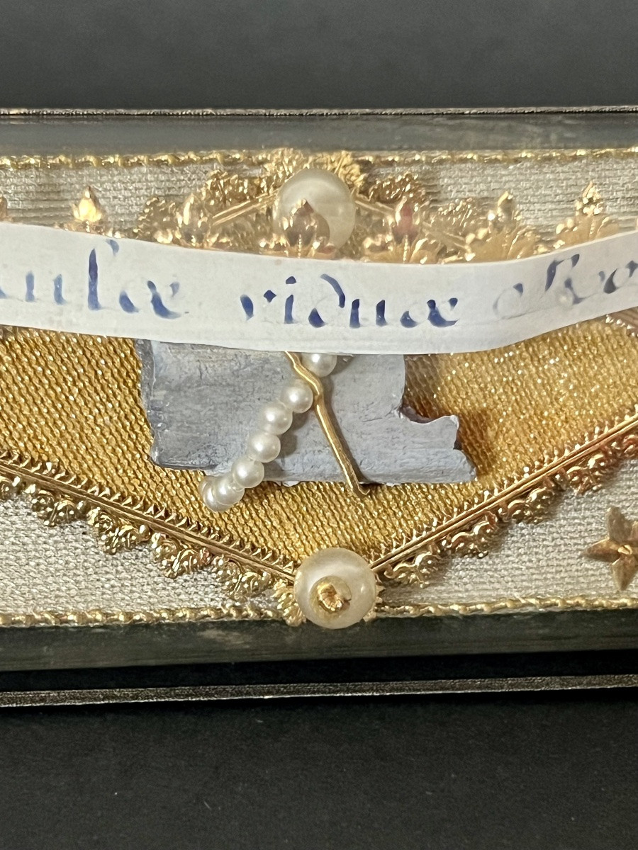 Sealed Tubular Reliquary - Saint Paula Of Rome - Certificate 1881-photo-7