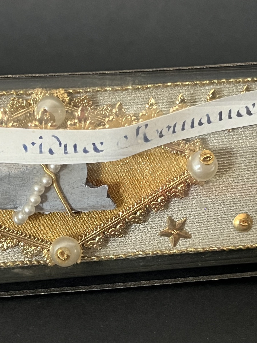 Sealed Tubular Reliquary - Saint Paula Of Rome - Certificate 1881-photo-8