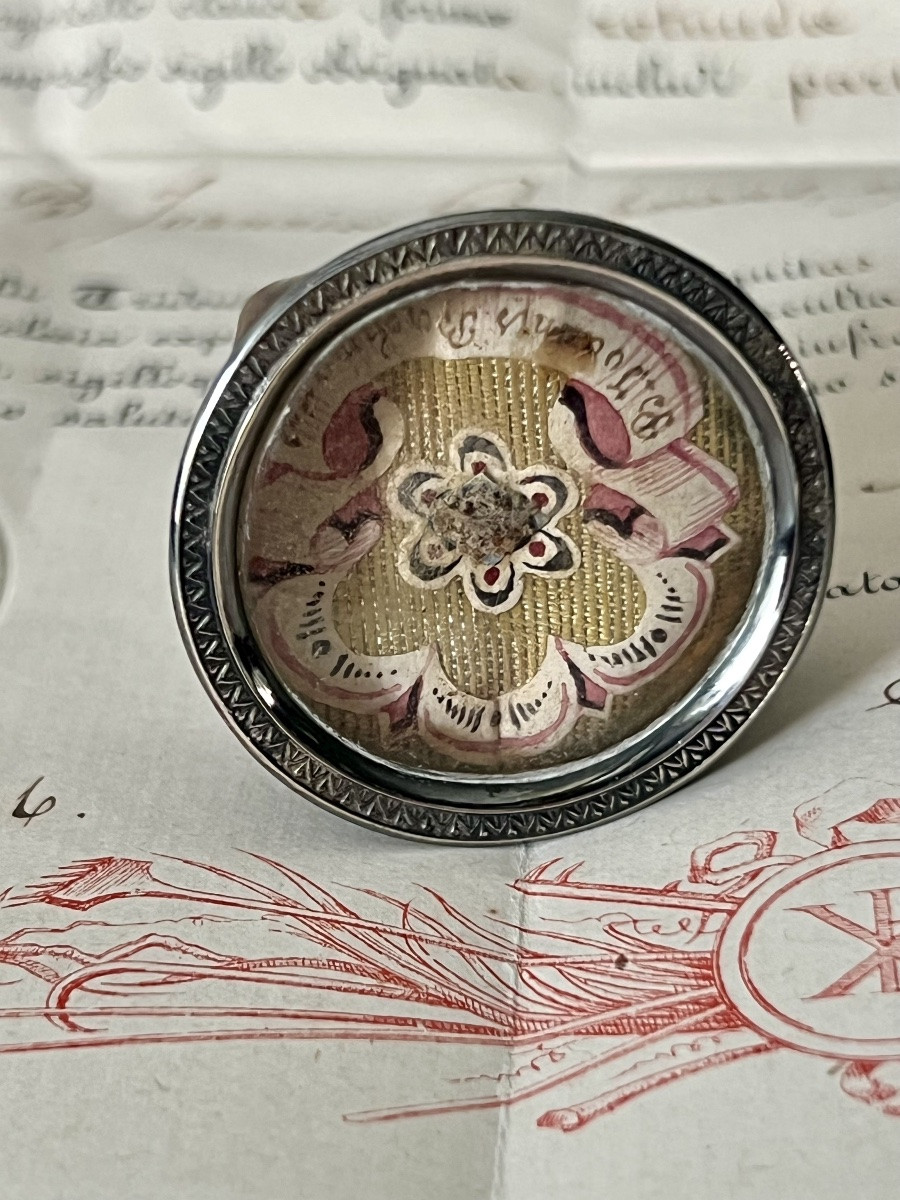 Reliquary Of Blessed John Berchmans - With Episcopal Certificate - Bruges, 1867-photo-2