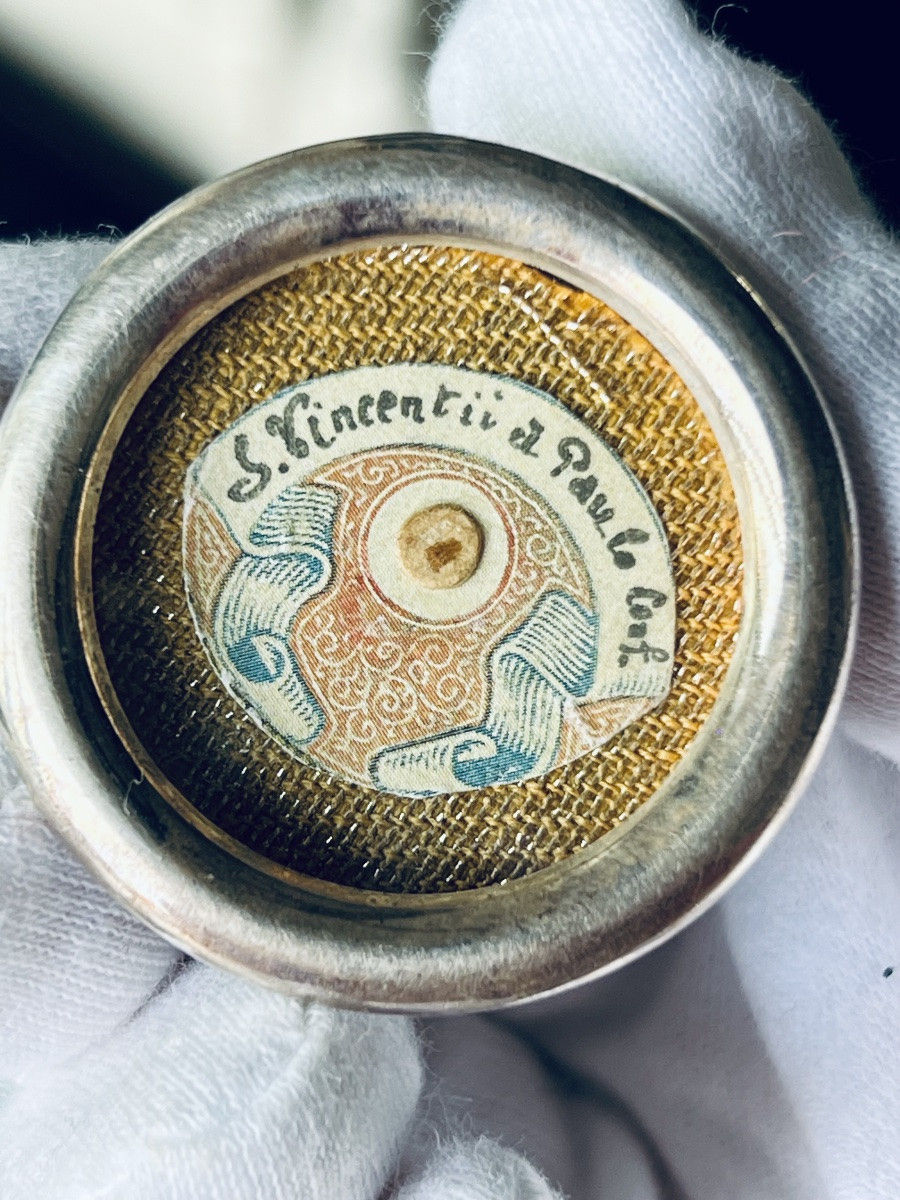Theque Reliquary - Relic Of Saint Vincent De Paul - Episcopal Certificate Bruges 1935-photo-4