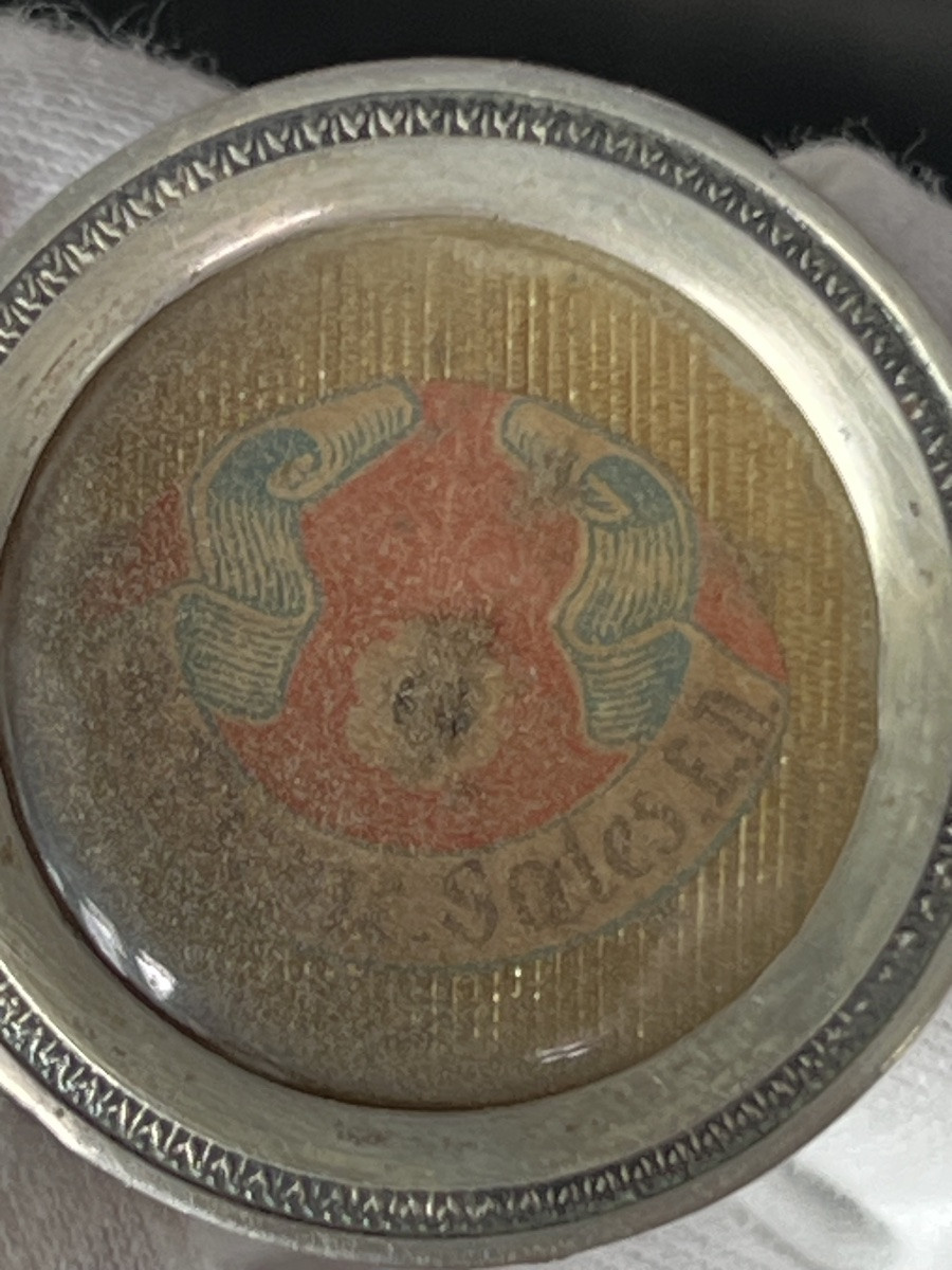 Circular Theca-type Reliquary - Saint Gongorius Relic - 19th Century-photo-5