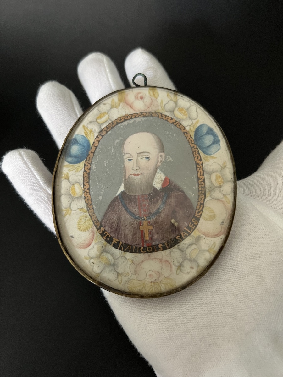 Reliquary Pendant For Devotion To Saint François De Sales-photo-6