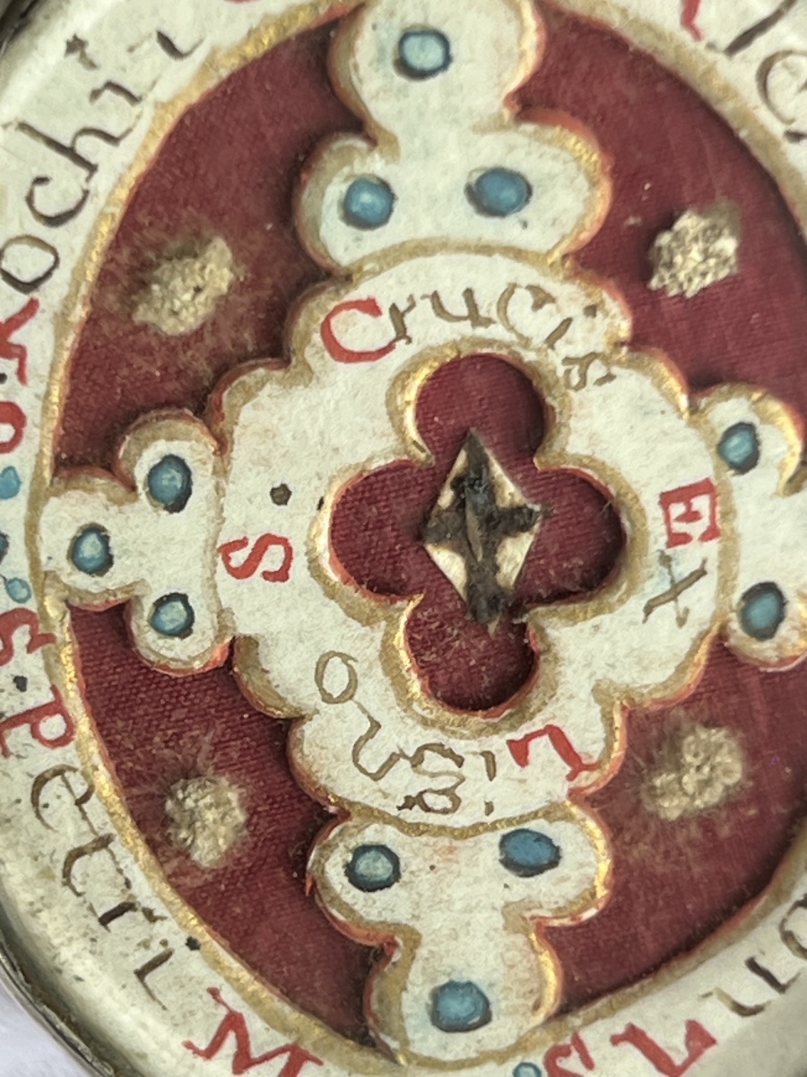 Reliquary Pendant Of Saint Nicholas Of Myra - Painted Miniature And Multiple Relics - 18th Century-photo-3