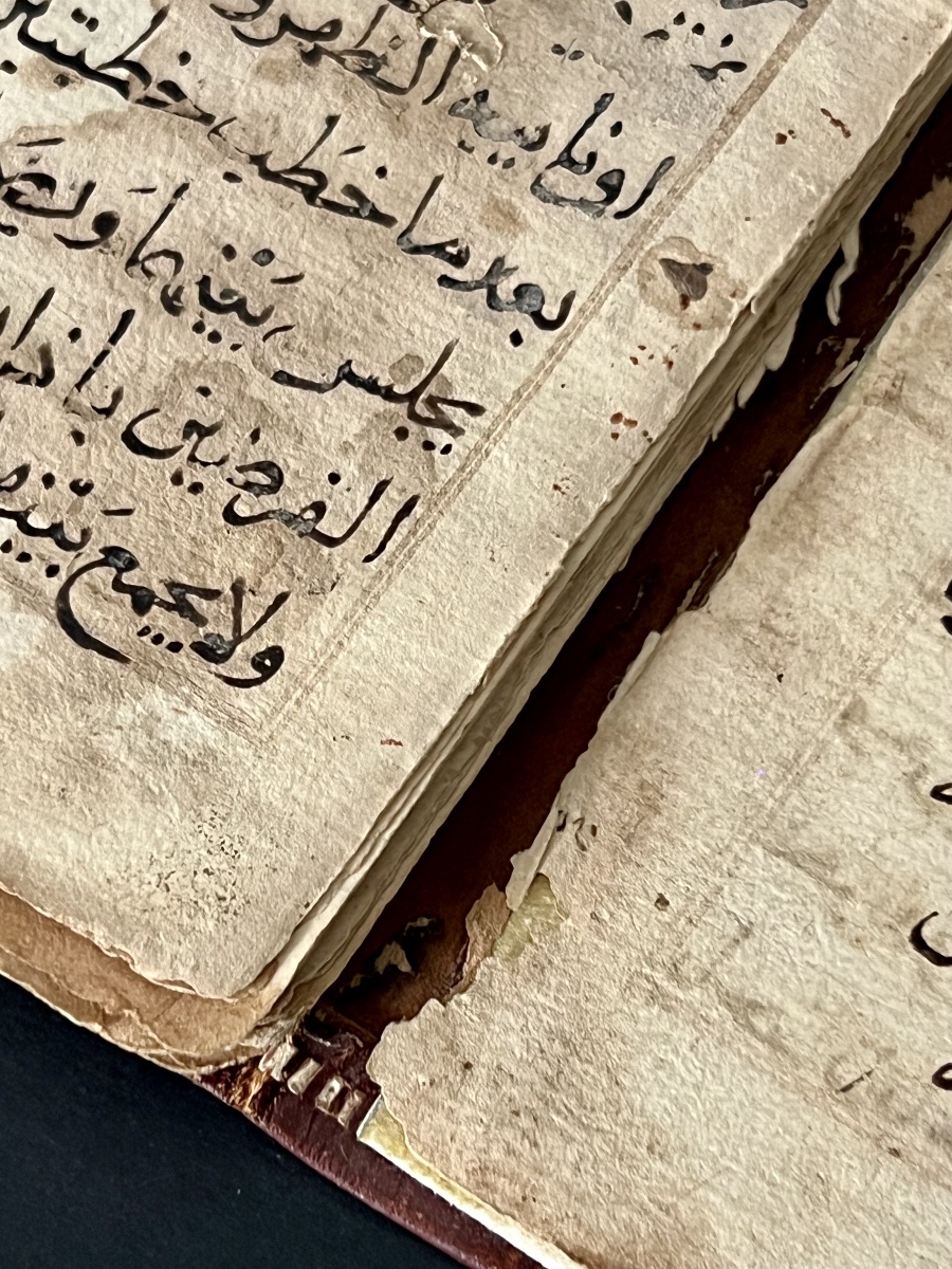 Ancien manuscrit arabe sur papier – XIXe siècle-photo-5