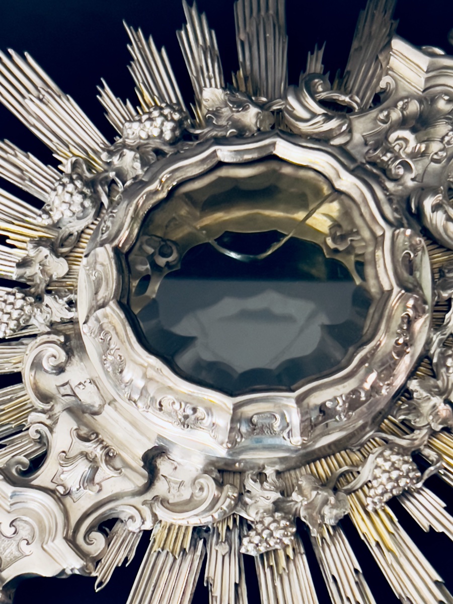 Processional Sun Monstrance In Silver And Ivory – Naples, C. 1799 & 19th Century - Cities-photo-3