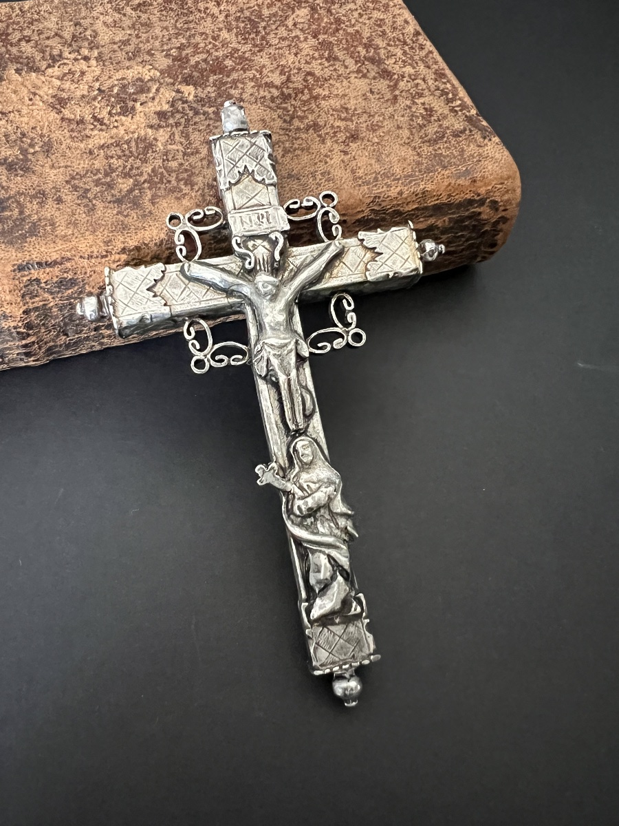 Croix de dévotion -  XVIIIᵉ siècle (ou début XIXᵉ)-photo-2