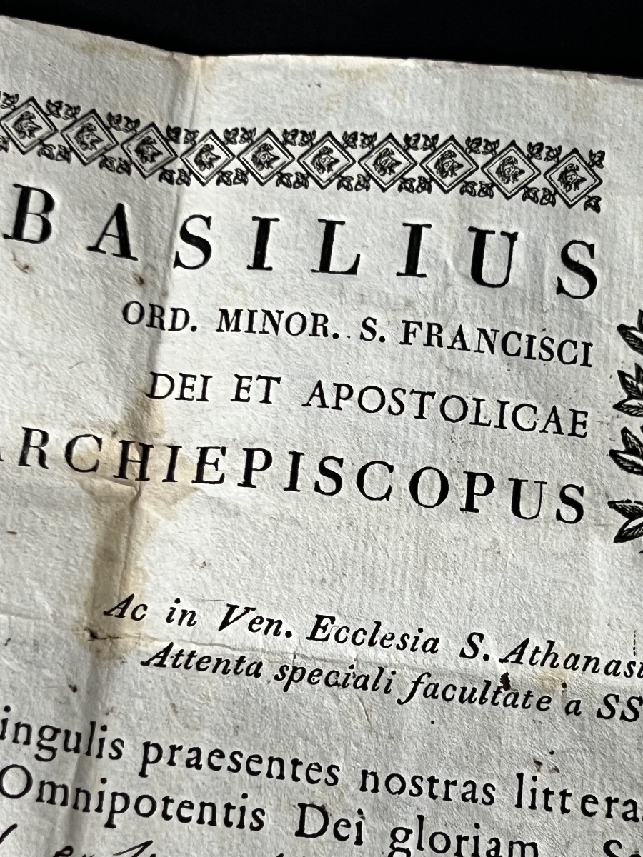 Reliquaire  Ex Ligno Sanctae Crucis avec son Authentique – Rome, 9 février 1802-photo-5