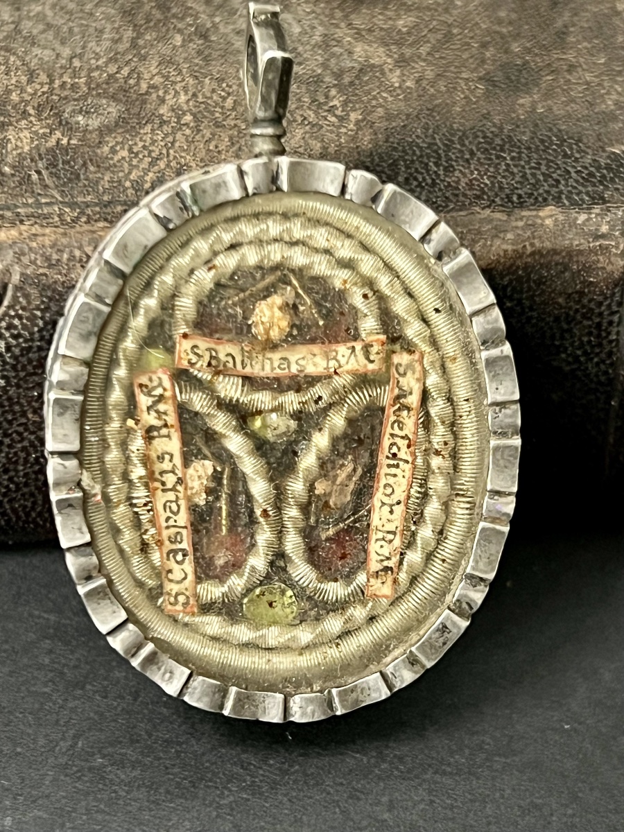Rare reliquaire des Trois Mages – XVIIᵉ / XVIIIᵉ siècle 