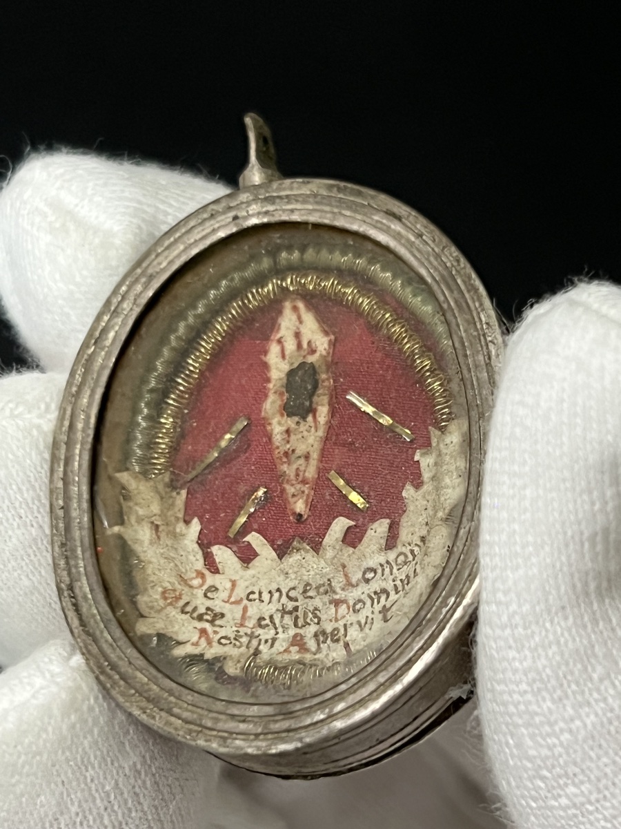 Reliquary "de Lancea Longini  quae  latus  domini  nostri Apervit" Reliquary – 18th Century-photo-3