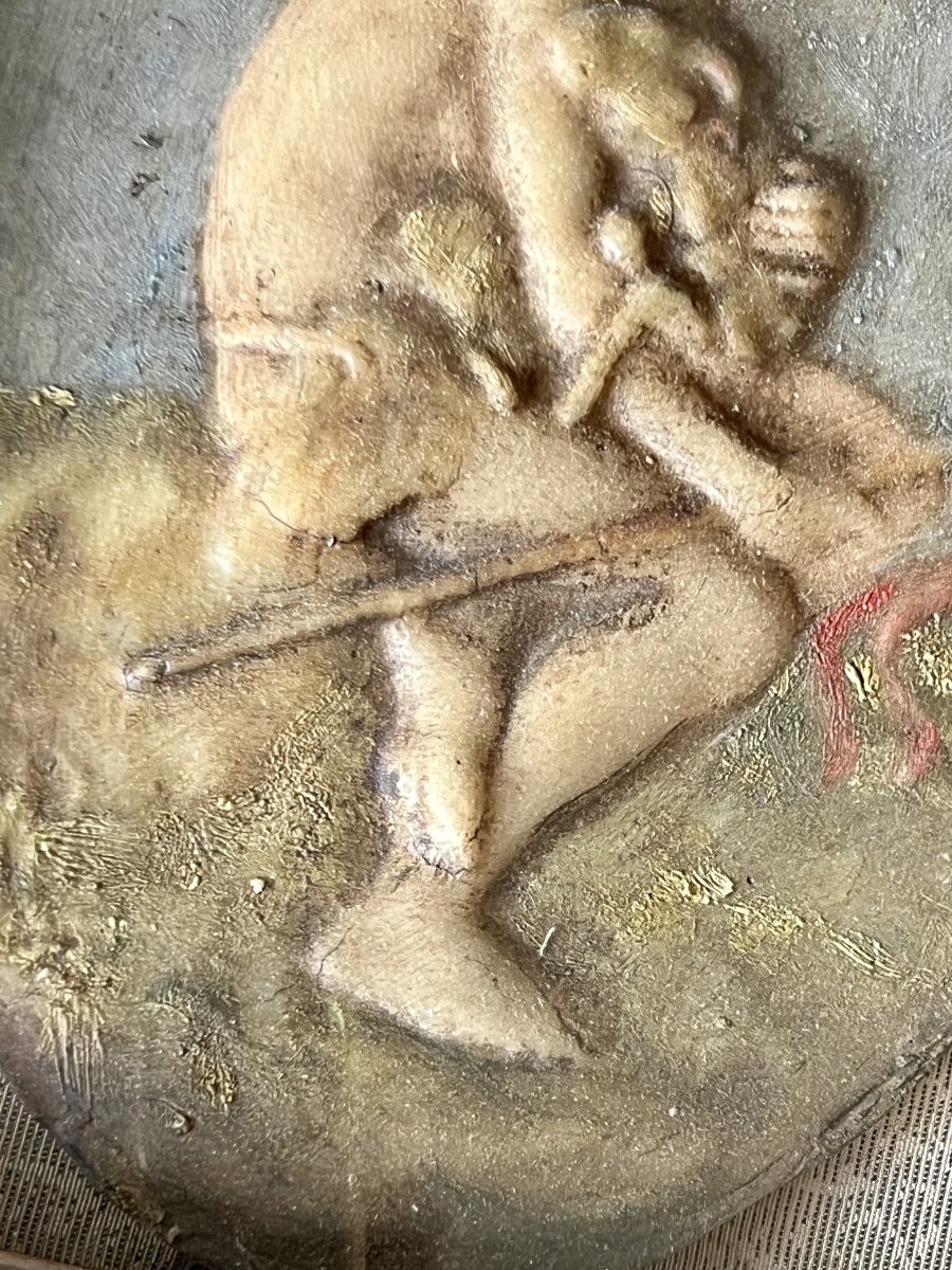 Wax Agnus Dei Depicting Saint John The Baptist – 18th Century-photo-1