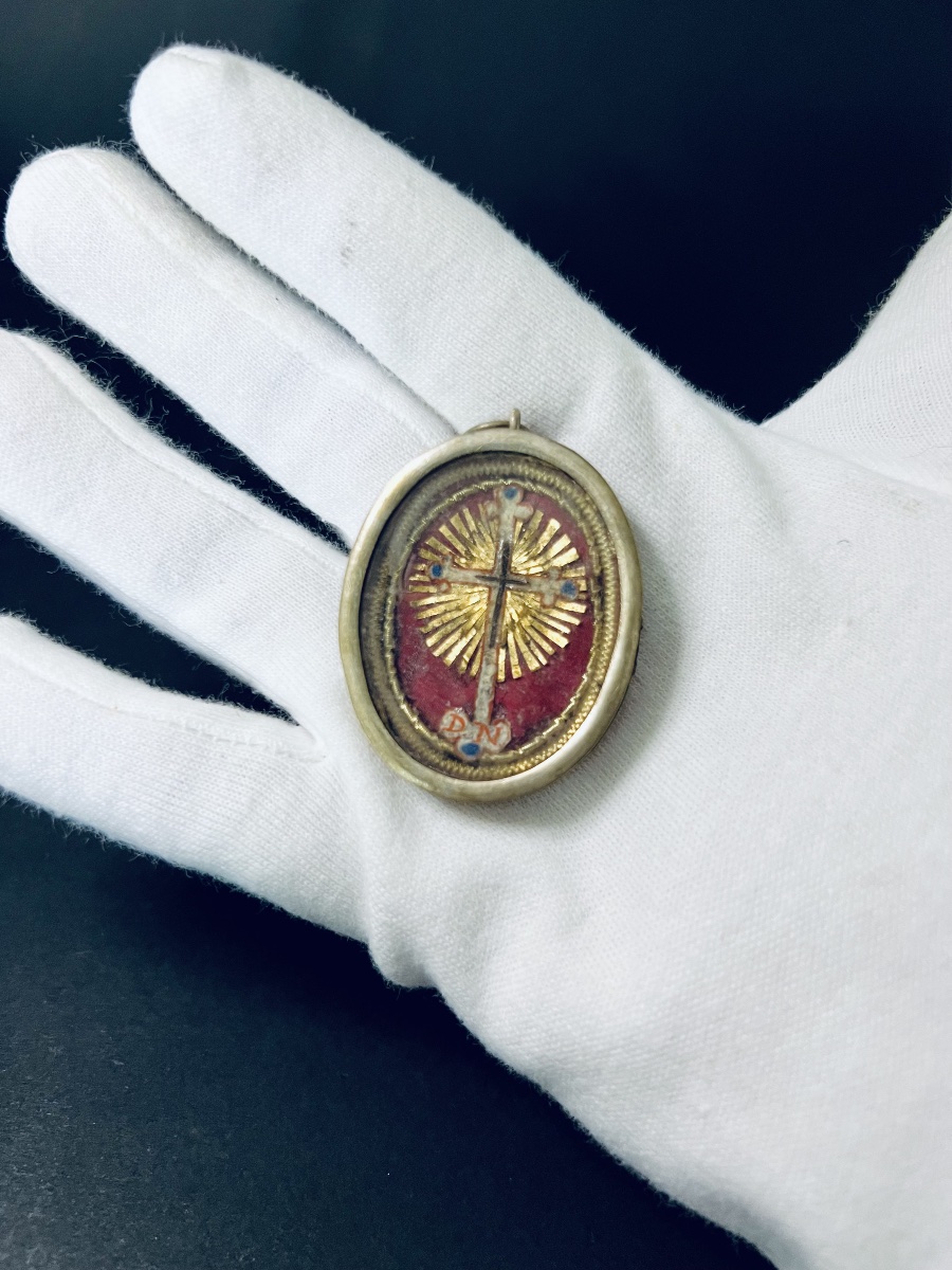 Reliquaire de la Sainte Croix (Lignum Crucis) - XVIIIe siècle -photo-1