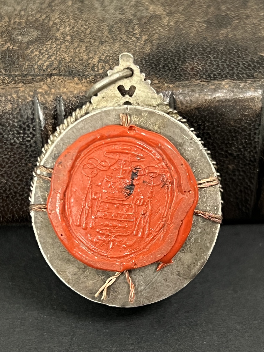 Reliquaire  « Lignum Sanctae Crucis » – Argent – XVIIIe siècle-photo-4