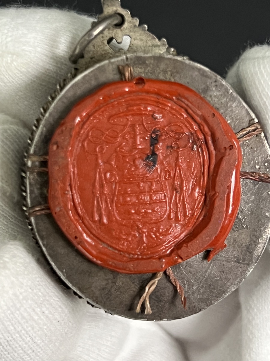 Reliquaire  « Lignum Sanctae Crucis » – Argent – XVIIIe siècle-photo-4