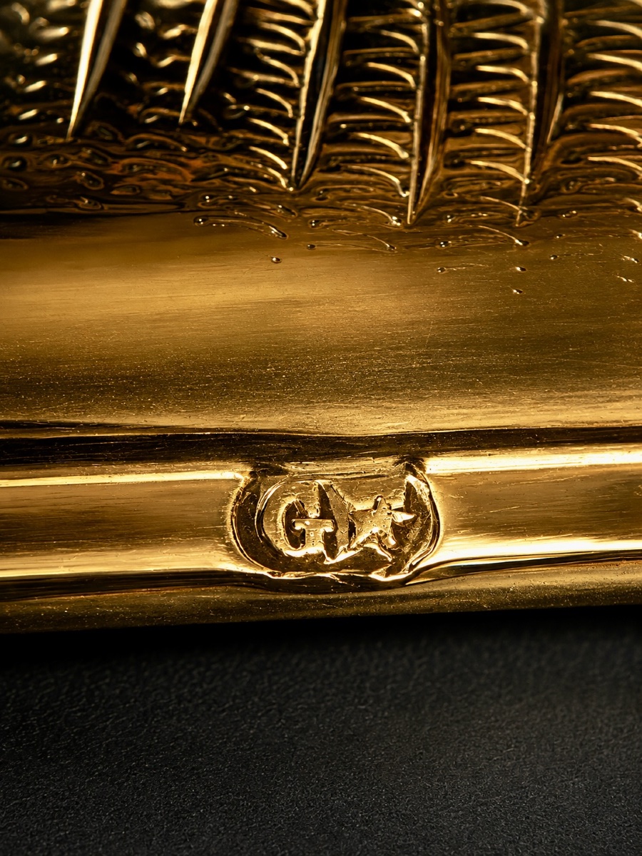 A Victorian Neo-gothic Silver-gilt (vermeil) Monstrance – George Fox - London, 1887-photo-3
