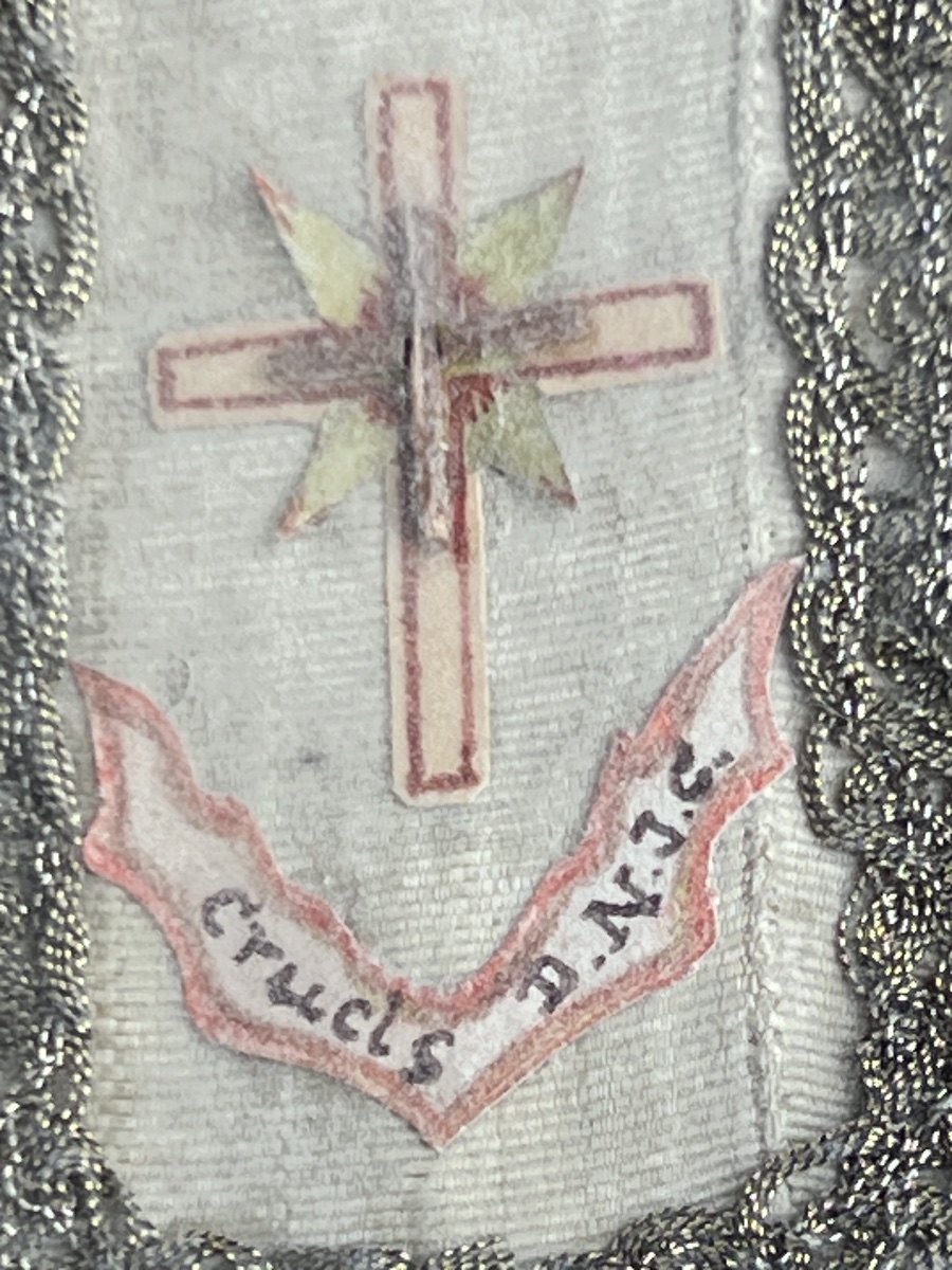 Silver Reliquary Of The Holy Cross –mexico -  19th Century-photo-4