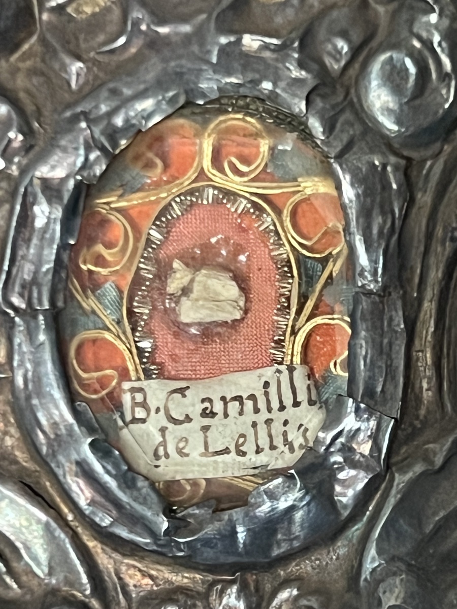 Reliquaire baroque de saint Camille de Lellis – XVIIIe siècle-photo-4