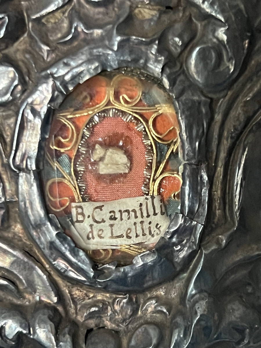 Reliquaire baroque de saint Camille de Lellis – XVIIIe siècle-photo-6