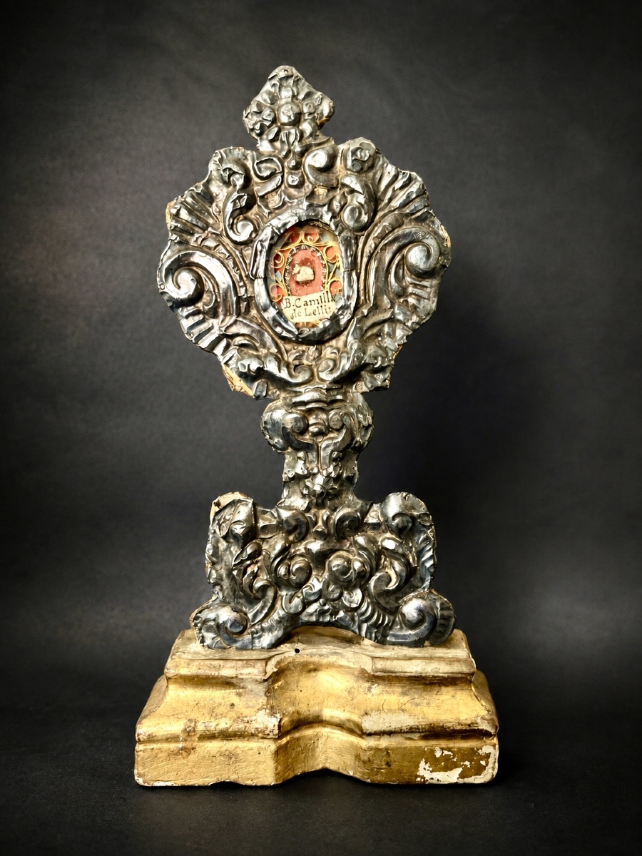 Reliquaire baroque de saint Camille de Lellis – XVIIIe siècle