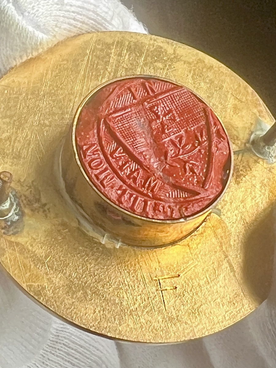 Reliquaire en argent 925, émaux et malachite – Bienheureux Théophane Vénard – XXe siècle-photo-4
